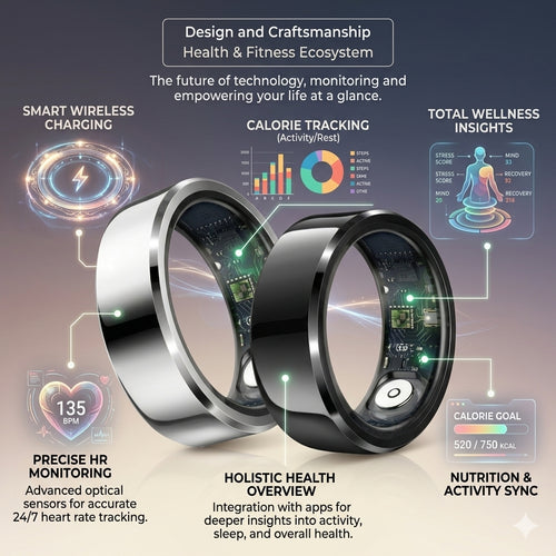 OZEAA AURA RING™ | Smart Health Ring 24/7